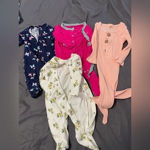 Baby girl sleepers